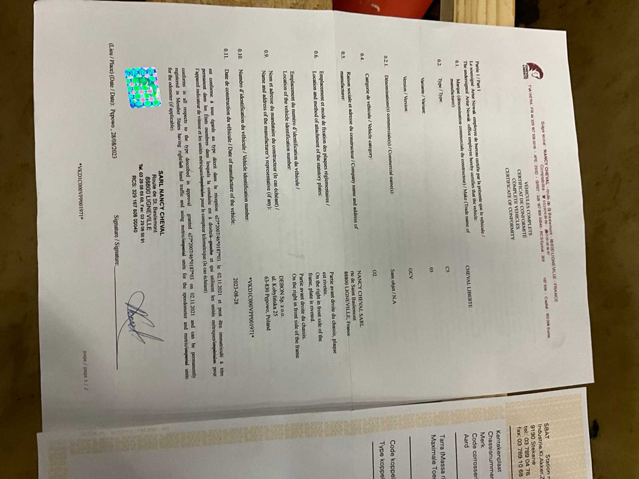 Trailer 2024 CHEVAL LIBERTÉ C5 TRAILER: picture 17