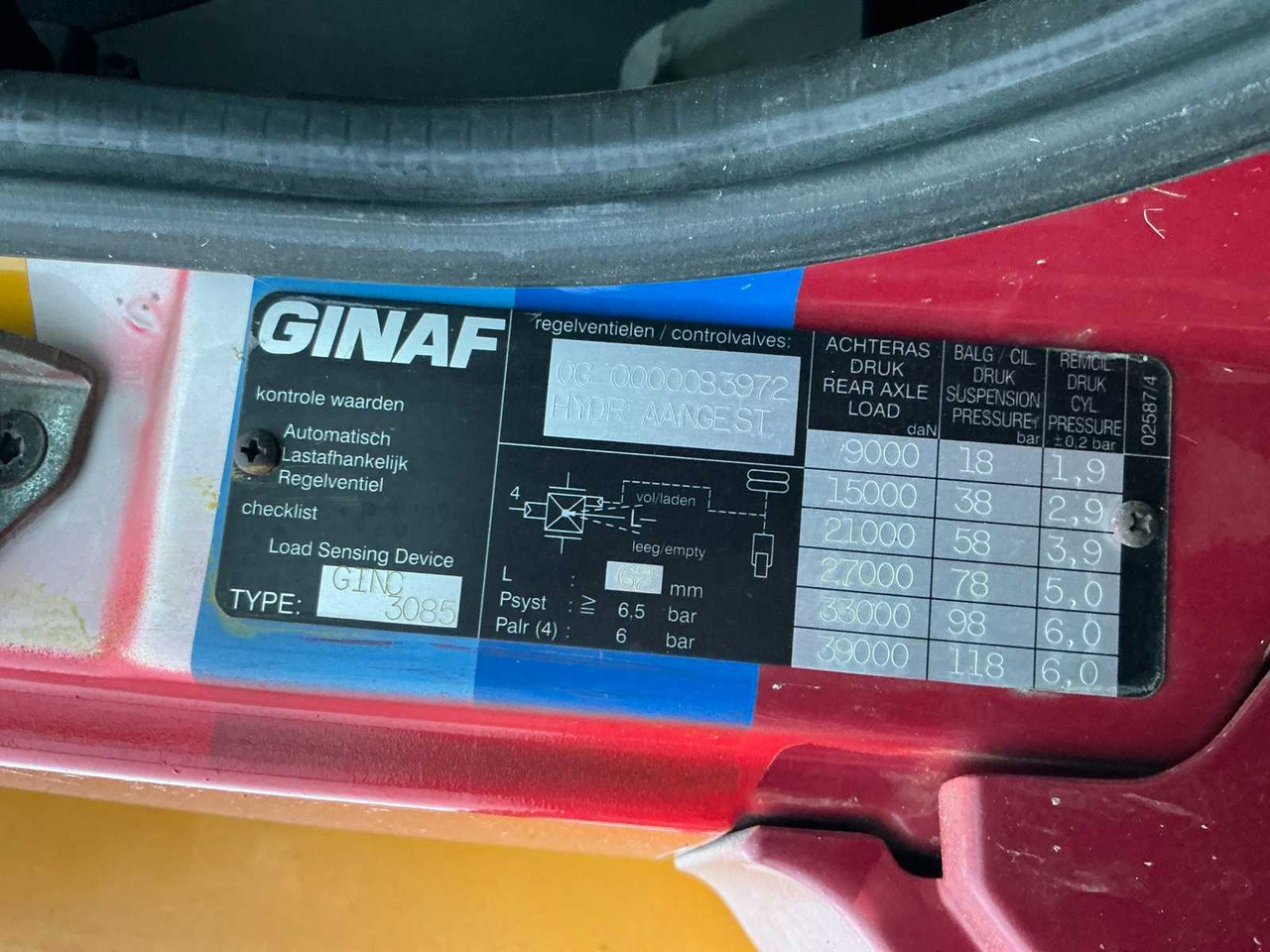 Truck 2005 GINAF GINC 3085 X4446 AGRICULTURAL TRUCK WITH TIPPER: picture 35 Truck 2005 GINAF GINC 3085 X4446 AGRICULTURAL TRUCK WITH TIPPER: picture 35