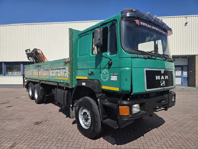 MAN 26.362 6x4 Full spring Euro 2 - Dropside/ Flatbed truck, Crane truck: picture 2 MAN 26.362 6x4 Full spring Euro 2 - Dropside/ Flatbed truck, Crane truck: picture 2