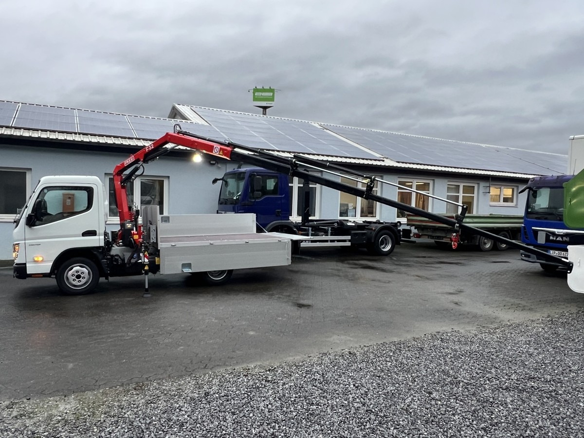 FUSO 3S15 Alu Pritsche 2.80m Ladekran Funk! sofort ve - Dropside/ Flatbed truck, Crane truck: picture 5 FUSO 3S15 Alu Pritsche 2.80m Ladekran Funk! sofort ve - Dropside/ Flatbed truck, Crane truck: picture 5