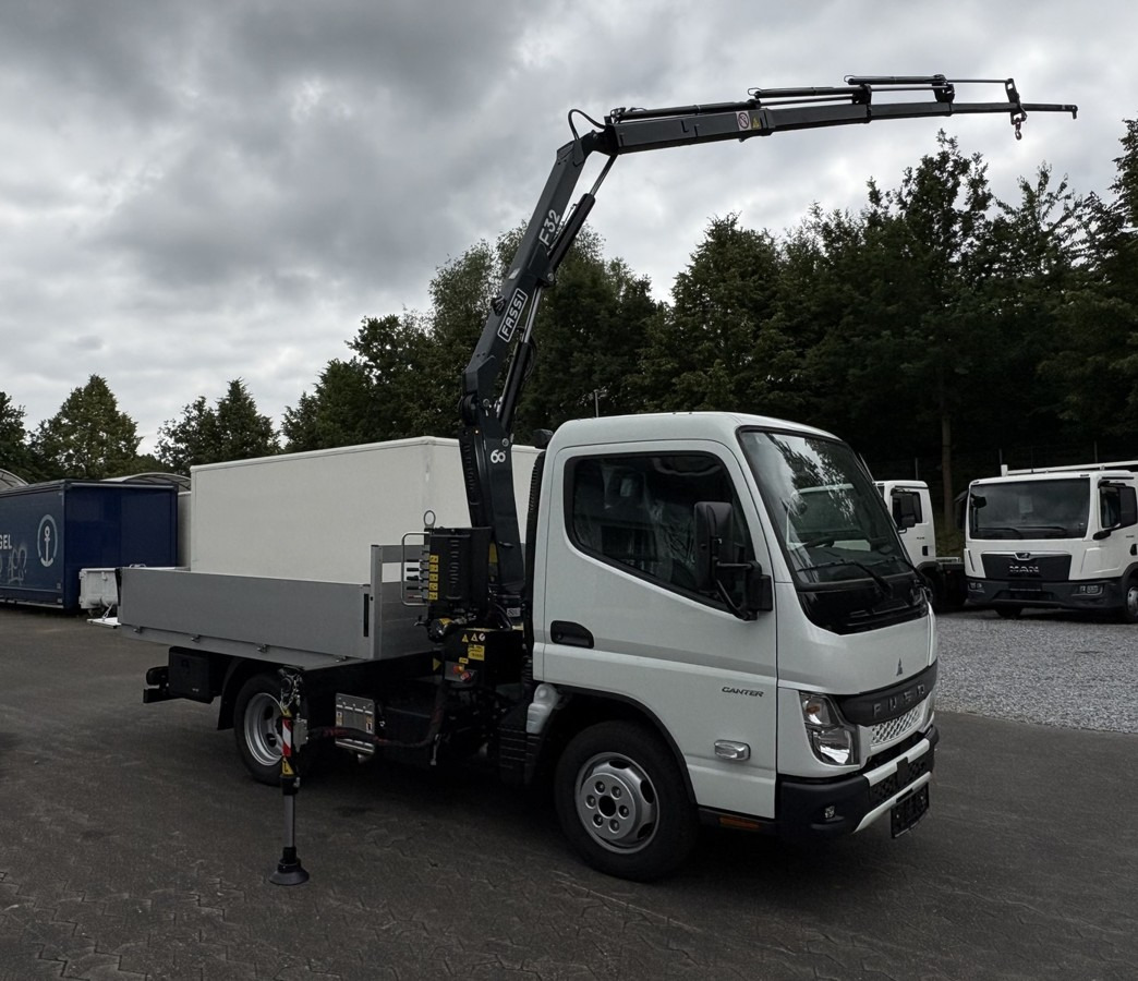 FUSO 3S15 Alu Pritsche 2.80m Ladekran Funk! sofort ve - Crane truck, Dropside/ Flatbed truck: picture 3 FUSO 3S15 Alu Pritsche 2.80m Ladekran Funk! sofort ve - Crane truck, Dropside/ Flatbed truck: picture 3