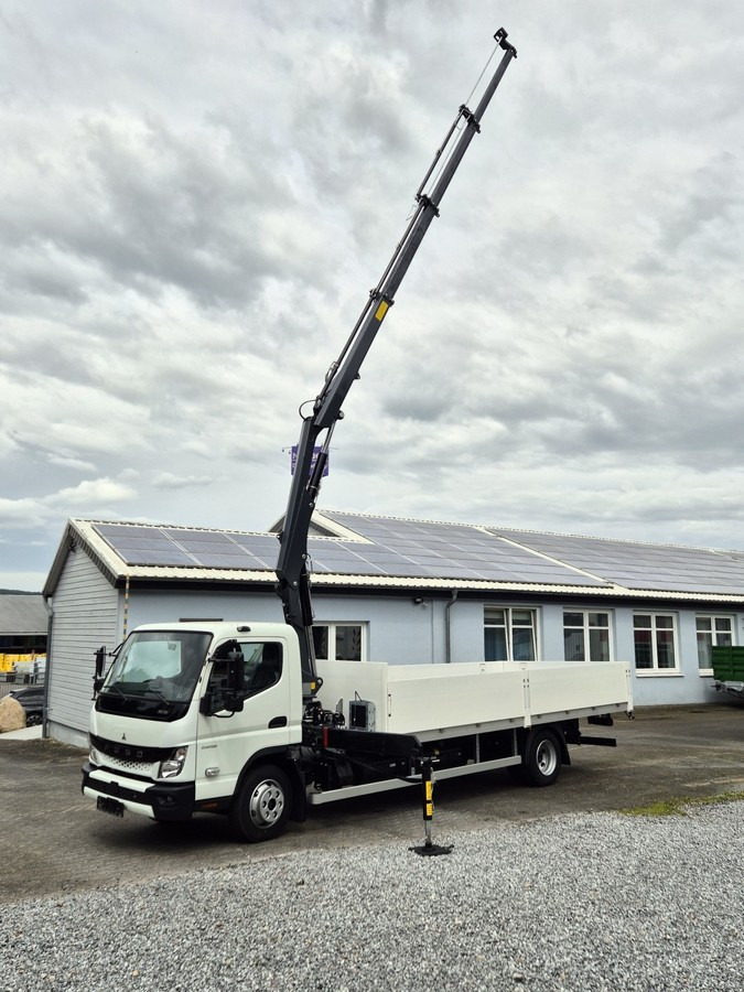 FUSO FUSO 9C18 Canter Alu Pritsche 5.5m Kran 3x hydr. - Open body delivery van: picture 2 FUSO FUSO 9C18 Canter Alu Pritsche 5.5m Kran 3x hydr. - Open body delivery van: picture 2