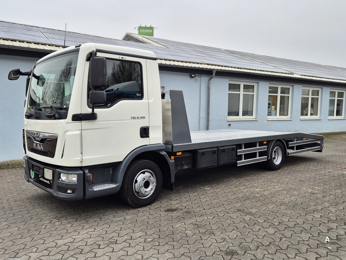MAN TGL 8.190 BL Autotransporter 76tkm! AHK 3.5T - Car transporter truck, Commercial vehicle: picture 1 MAN TGL 8.190 BL Autotransporter 76tkm! AHK 3.5T - Car transporter truck, Commercial vehicle: picture 1