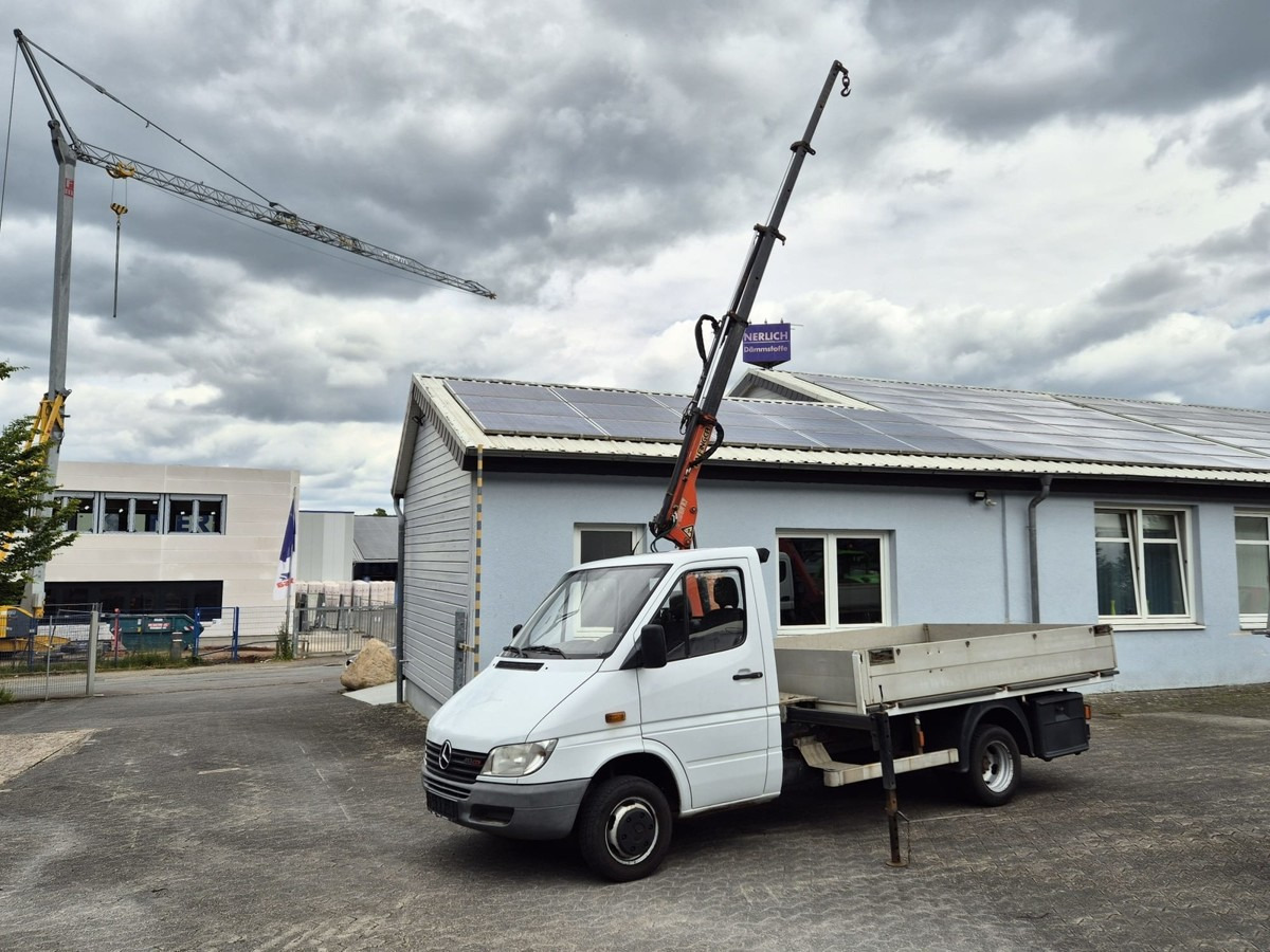 MERCEDES-BENZ Sprinter 413 313 Pritsche Kran Palfinger PC2300 - Open body delivery van: picture 1 MERCEDES-BENZ Sprinter 413 313 Pritsche Kran Palfinger PC2300 - Open body delivery van: picture 1
