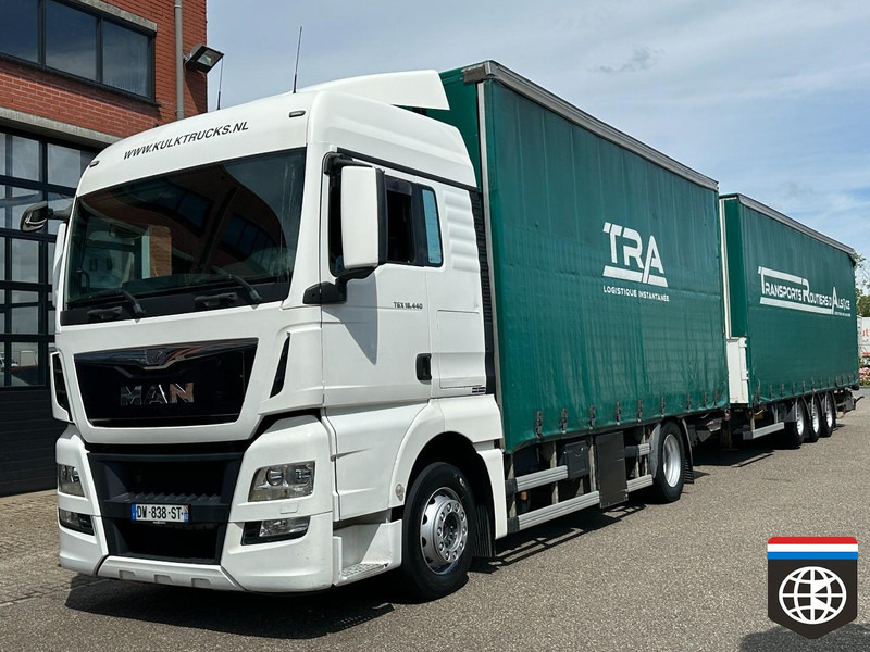 MAN TGX 18 440 NIGHT A/C - RETARDER - COMBI FREUHAUF - Curtain side truck: picture 2 MAN TGX 18 440 NIGHT A/C - RETARDER - COMBI FREUHAUF - Curtain side truck: picture 2
