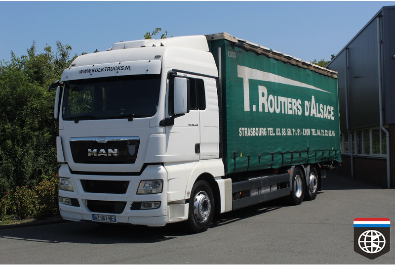 MAN TGX 26 440 RETARDER - NIGHT A/C - Curtain side truck: picture 1 MAN TGX 26 440 RETARDER - NIGHT A/C - Curtain side truck: picture 1