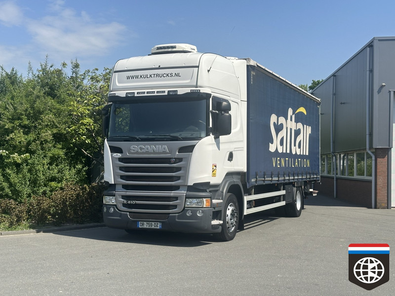Curtain side truck Scania R 410 Retarder / 8.1x2.5x2.65 / SLIDE ROOF / night ac / CLEAN TRUCK: picture 1