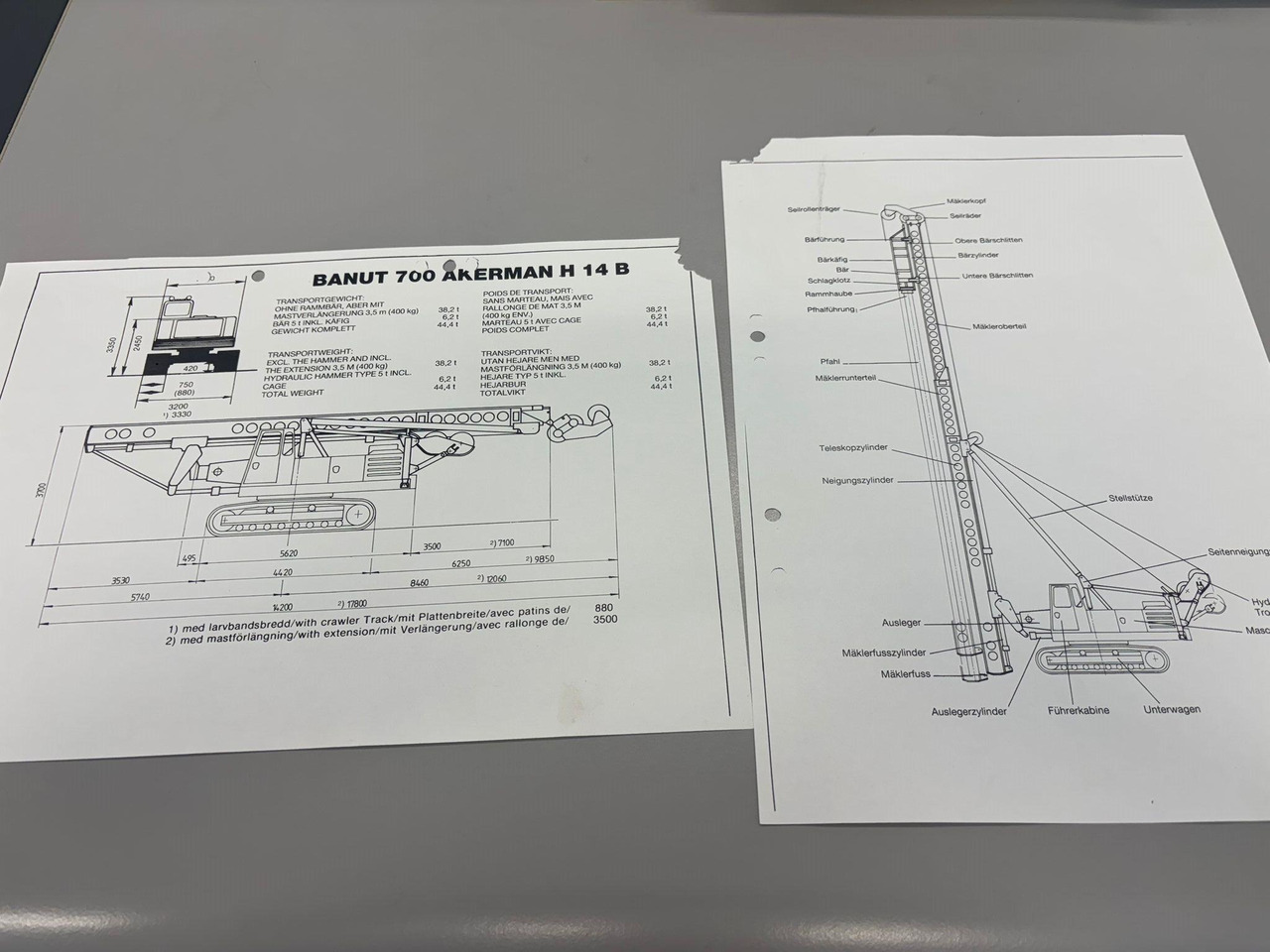 Akerman Banut H14B - Pile driver: picture 4 Akerman Banut H14B - Pile driver: picture 4