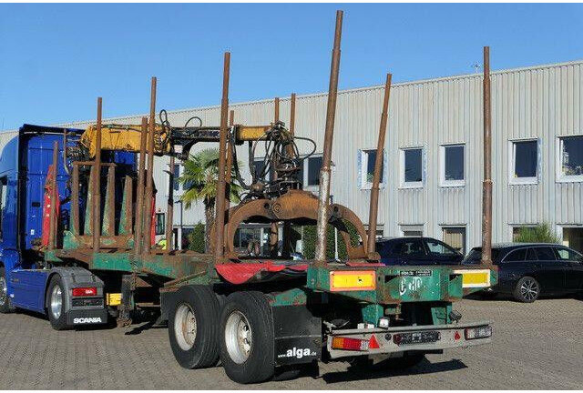 Timber semi-trailer DIEBOLT Teleskop., Holzladekran, 2-Achser, BPW: picture 12