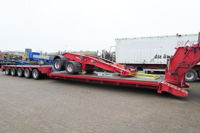 Langendorf 5-Achser + 2-Achser Dolly, 91to. GG., Luftfed. - Low loader semi-trailer: picture 2 Langendorf 5-Achser + 2-Achser Dolly, 91to. GG., Luftfed. - Low loader semi-trailer: picture 2