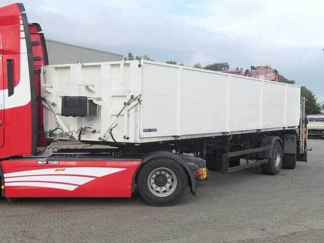 Langendorf SSH 20/25, Kalksandstein, Kran Atlas AK330.2V - Dropside/ Flatbed semi-trailer: picture 2 Langendorf SSH 20/25, Kalksandstein, Kran Atlas AK330.2V - Dropside/ Flatbed semi-trailer: picture 2