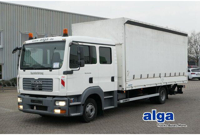 MAN 12.240 TGL, DOKA, LBW, AHK, Klima, 6 Sitze - Curtain side truck: picture 1 MAN 12.240 TGL, DOKA, LBW, AHK, Klima, 6 Sitze - Curtain side truck: picture 1