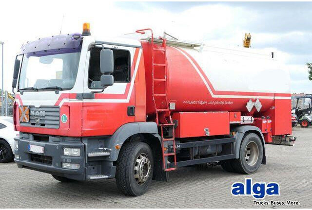 MAN 18.280 TGM, 14m³, 3 Kammern, 2x Schlauchtrommel - Tanker truck: picture 1 MAN 18.280 TGM, 14m³, 3 Kammern, 2x Schlauchtrommel - Tanker truck: picture 1