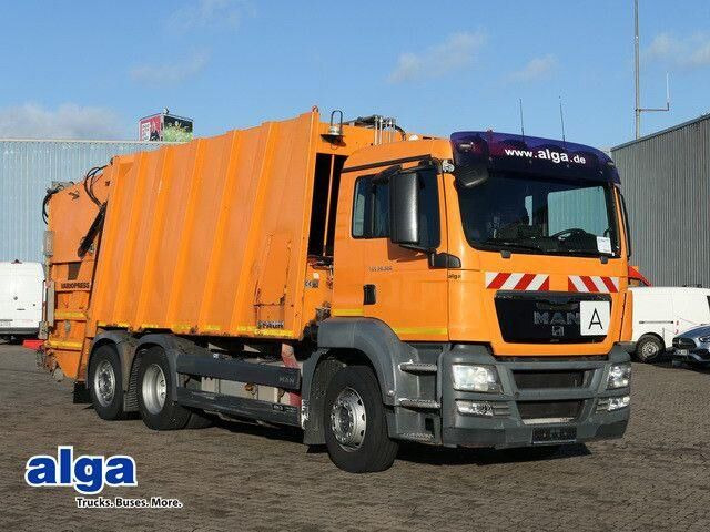 MAN 26.320 TGS BL 6x2, Faun, Vario Press, Zöller - Refuse truck: picture 1 MAN 26.320 TGS BL 6x2, Faun, Vario Press, Zöller - Refuse truck: picture 1