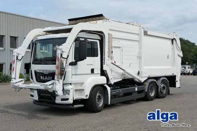 MAN 26.320 TGS BL 6x2, Überkopflader/Frontlader, AC MAN 26.320 TGS BL 6x2, Überkopflader/Frontlader, AC - Refuse truck: picture 1 MAN 26.320 TGS BL 6x2, Überkopflader/Frontlader, AC MAN 26.320 TGS BL 6x2, Überkopflader/Frontlader, AC - Refuse truck: picture 1