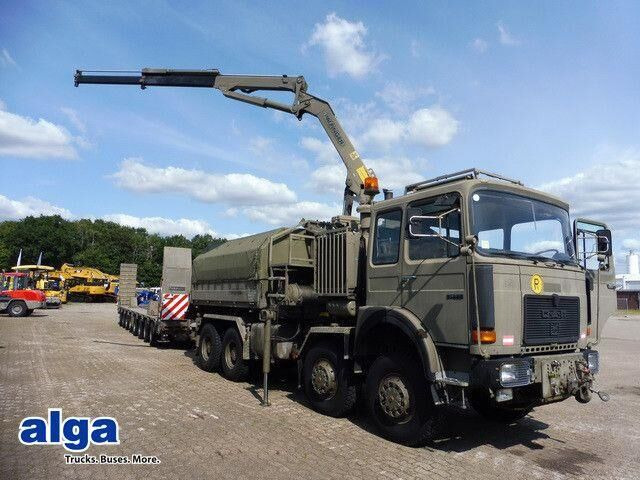 MAN OAF-34440VFA-AD 8x8, Seilwinde, Kran, AHK,Allrad - Curtain side truck: picture 1 MAN OAF-34440VFA-AD 8x8, Seilwinde, Kran, AHK,Allrad - Curtain side truck: picture 1