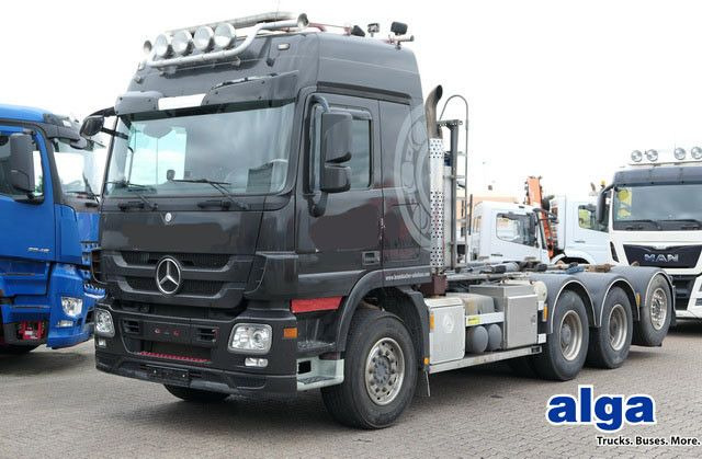 Mercedes-Benz 3560 L Actros 8x4/2, Hiab XR24SL56, Voll-Luft - Hook lift truck: picture 1 Mercedes-Benz 3560 L Actros 8x4/2, Hiab XR24SL56, Voll-Luft - Hook lift truck: picture 1