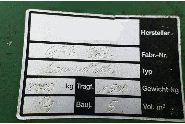 Sammelbehälter, Glascontainer, Absetzcontainer - Cable system truck: picture 4 Sammelbehälter, Glascontainer, Absetzcontainer - Cable system truck: picture 4