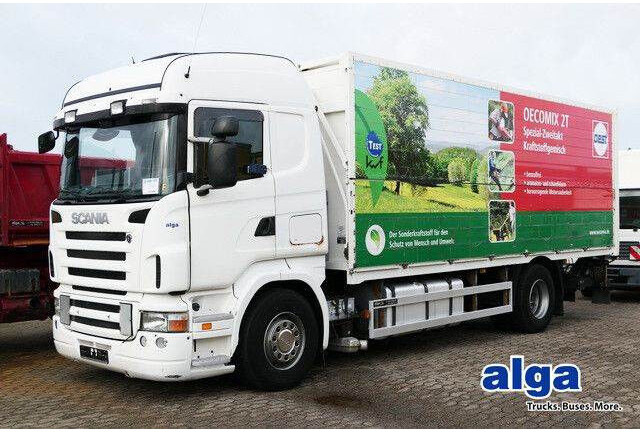 Scania R 420 LB4X2, Schwenkwand, LBW 2,0to., Retarder - Box truck: picture 1 Scania R 420 LB4X2, Schwenkwand, LBW 2,0to., Retarder - Box truck: picture 1