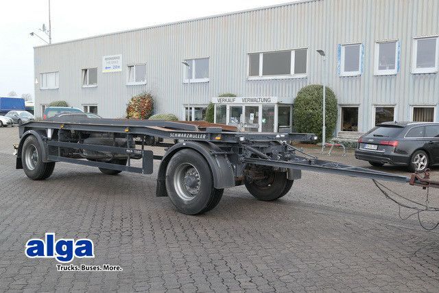 Schwarzmüller PV04PNP, Behälter 5-7m, Außenroller, SAF - Roll-off/ Skip trailer: picture 1 Schwarzmüller PV04PNP, Behälter 5-7m, Außenroller, SAF - Roll-off/ Skip trailer: picture 1
