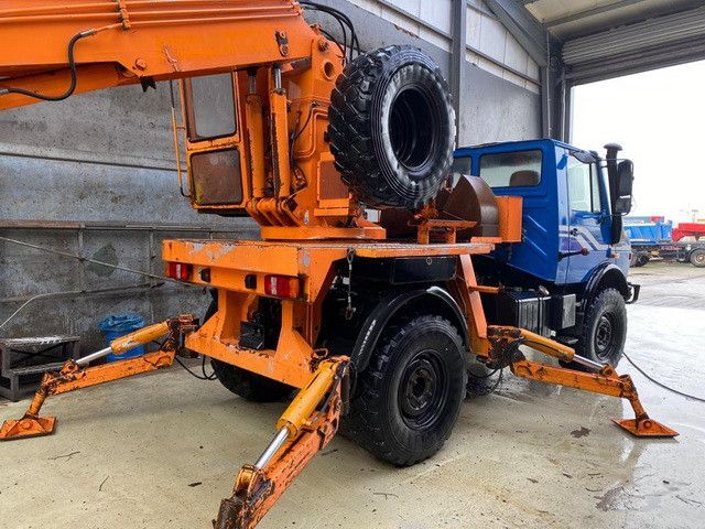 Unimog U 1450 4x4, Kran, Seilwinde - Crane truck, Crane truck: picture 2 Unimog U 1450 4x4, Kran, Seilwinde - Crane truck, Crane truck: picture 2