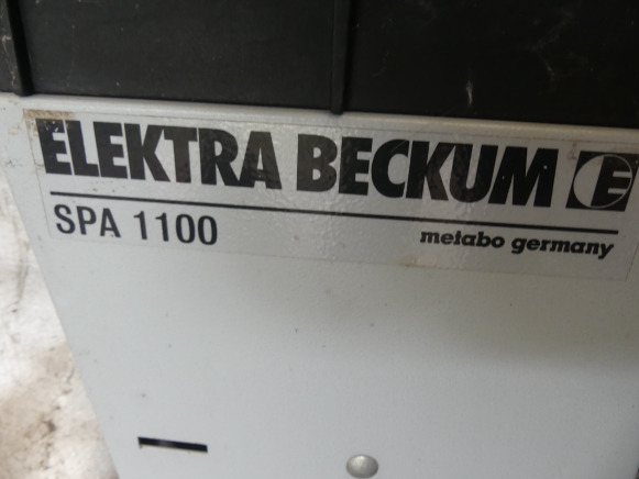 Aspiration 1 sac Elektra Beckum SPA 1100 - Industrial HVAC equipment: picture 5 Aspiration 1 sac Elektra Beckum SPA 1100 - Industrial HVAC equipment: picture 5
