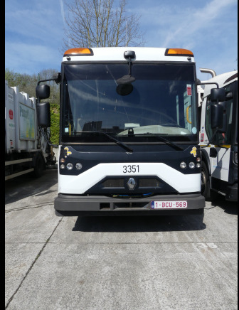 REF:3351 - Camion poubelle Renault Elite 4X2 (2011-82.270 km) - Refuse truck: picture 2 REF:3351 - Camion poubelle Renault Elite 4X2 (2011-82.270 km) - Refuse truck: picture 2
