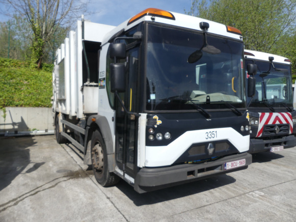REF:3351 - Camion poubelle Renault Elite 4X2 (2011-82.270 km) - Refuse truck: picture 1 REF:3351 - Camion poubelle Renault Elite 4X2 (2011-82.270 km) - Refuse truck: picture 1