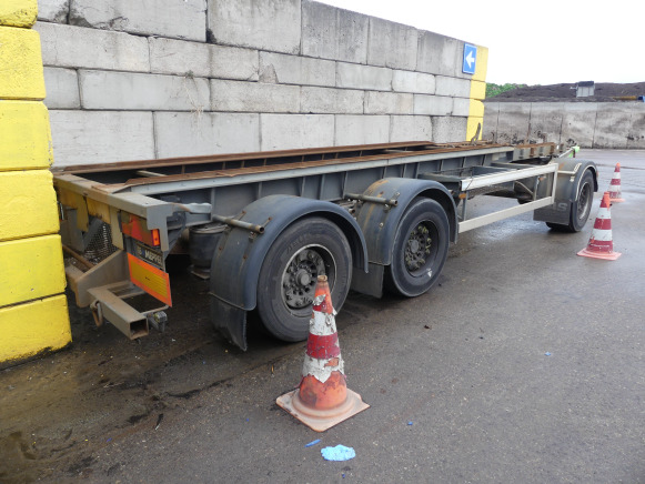 REF:WS-RS-95 - Remorque porte container GS Meppel AIC-2700N - Container transporter/ Swap body trailer: picture 3 REF:WS-RS-95 - Remorque porte container GS Meppel AIC-2700N - Container transporter/ Swap body trailer: picture 3