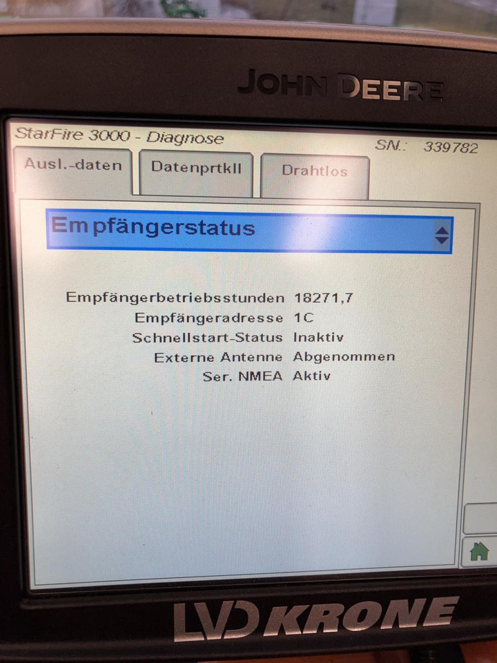 John Deere SF3000 - Navigation system for Agricultural machinery: picture 5 John Deere SF3000 - Navigation system for Agricultural machinery: picture 5