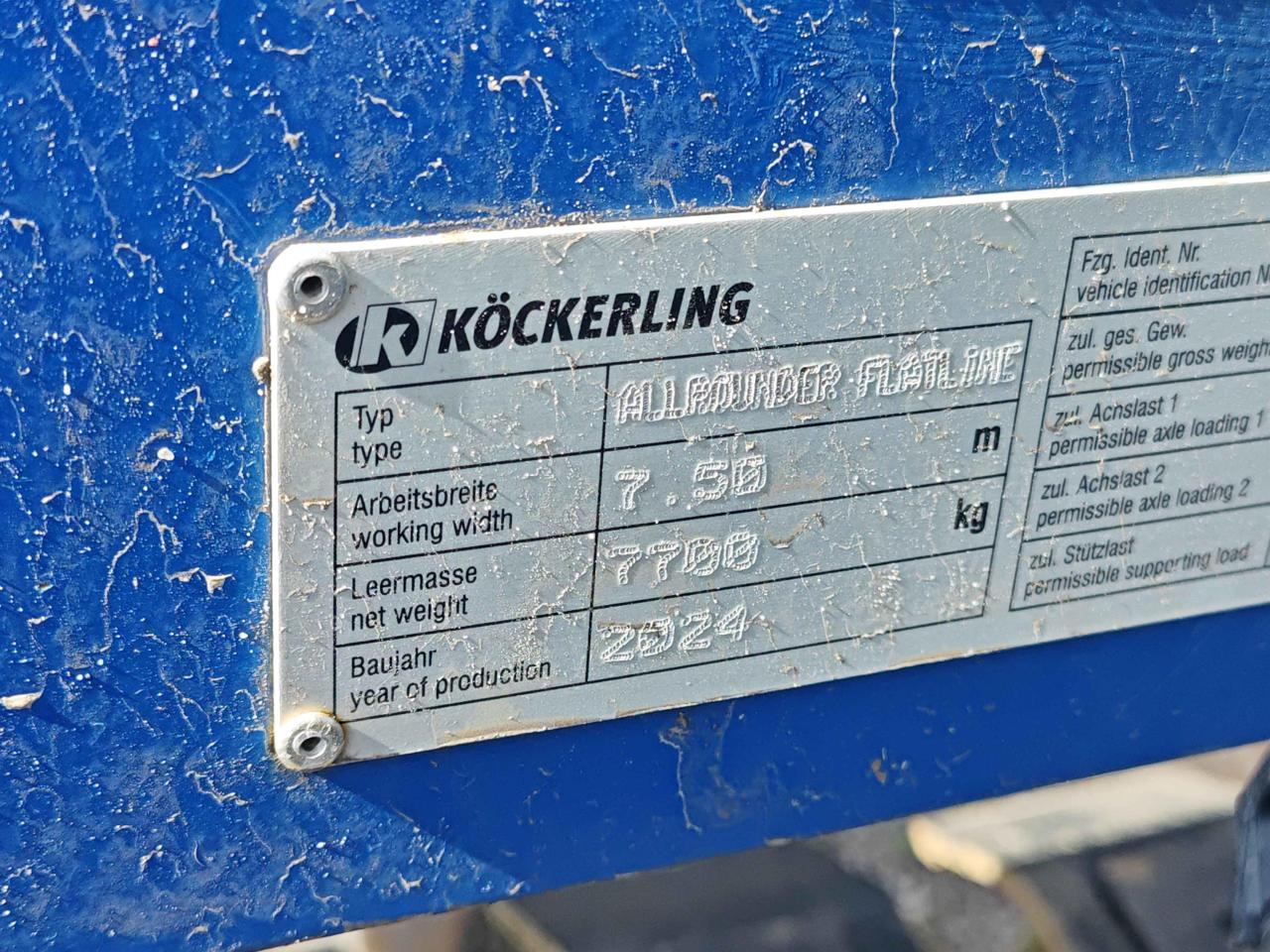 Cultivator Köckerling Allrounder flatline 750: picture 11 Cultivator Köckerling Allrounder flatline 750: picture 11