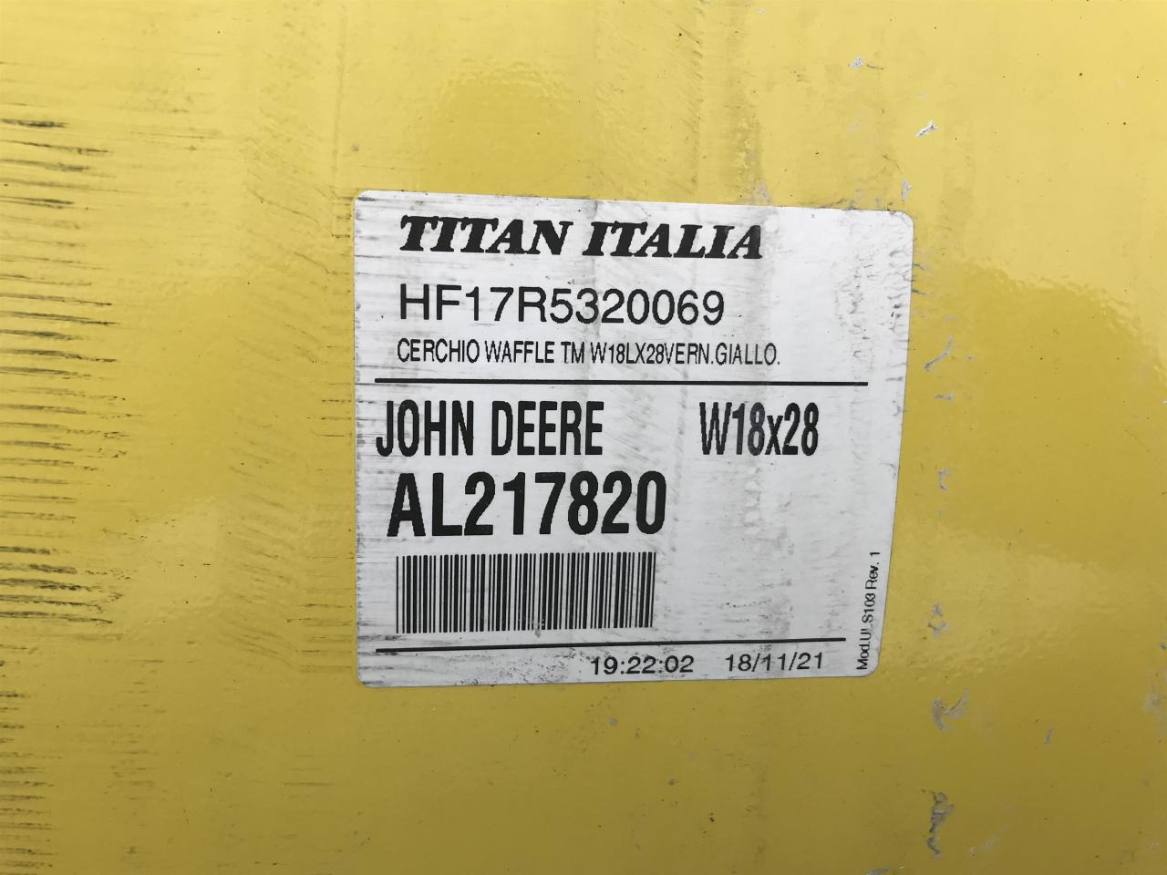 Titan 18x28 - Tire for Agricultural machinery: picture 5 Titan 18x28 - Tire for Agricultural machinery: picture 5