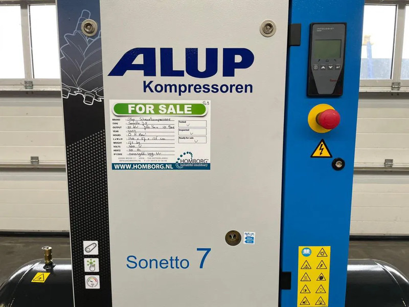 Alup Sonetto 7.5 + 200 Elektrische Schroefcompressor 5.5 kw 780 L / min 10 Bar - Air compressor: picture 5 Alup Sonetto 7.5 + 200 Elektrische Schroefcompressor 5.5 kw 780 L / min 10 Bar - Air compressor: picture 5