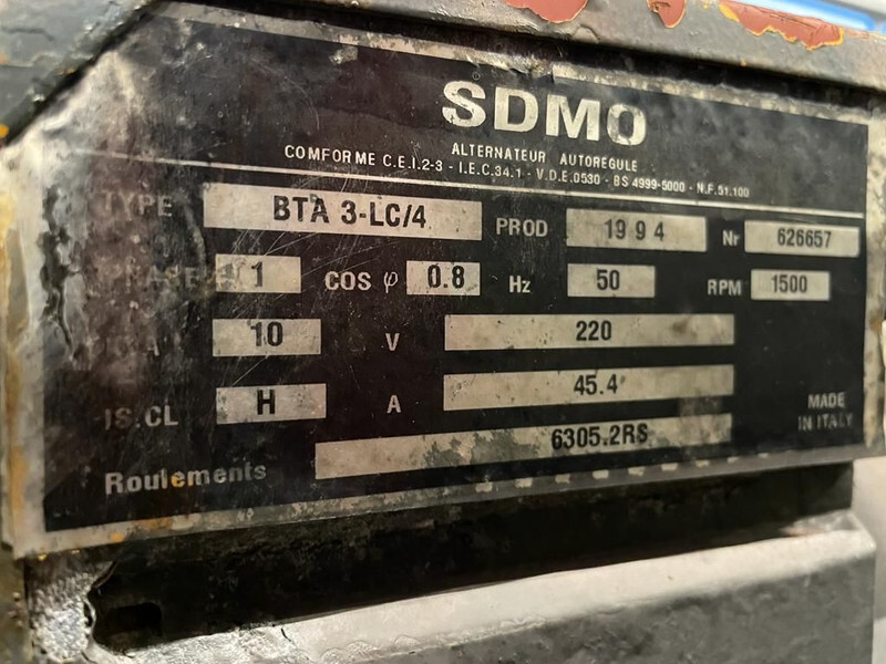 Generator set Deutz F4M 1008 SDMO 10 kVA generatorset: picture 8