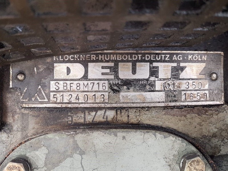 Deutz SBF8M716 Diesel motor 256 kW 350 PK Diesel engine - Engine for Construction machinery: picture 4 Deutz SBF8M716 Diesel motor 256 kW 350 PK Diesel engine - Engine for Construction machinery: picture 4