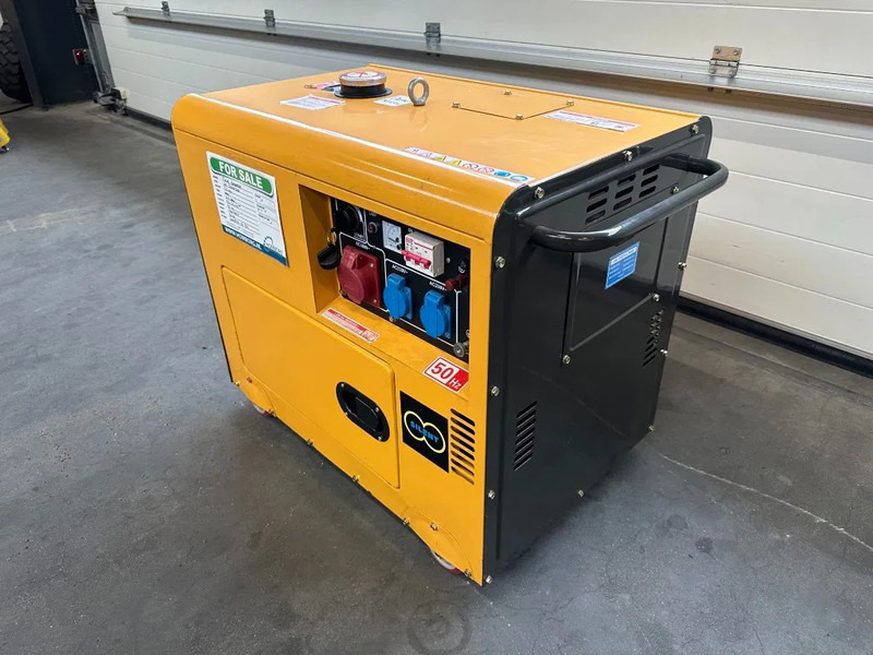 Diesel Diesel Generator UK-9500 5.5 kW 230 en 400 Volt Silent Diesel generator New ! - Generator set: picture 2 Diesel Diesel Generator UK-9500 5.5 kW 230 en 400 Volt Silent Diesel generator New ! - Generator set: picture 2