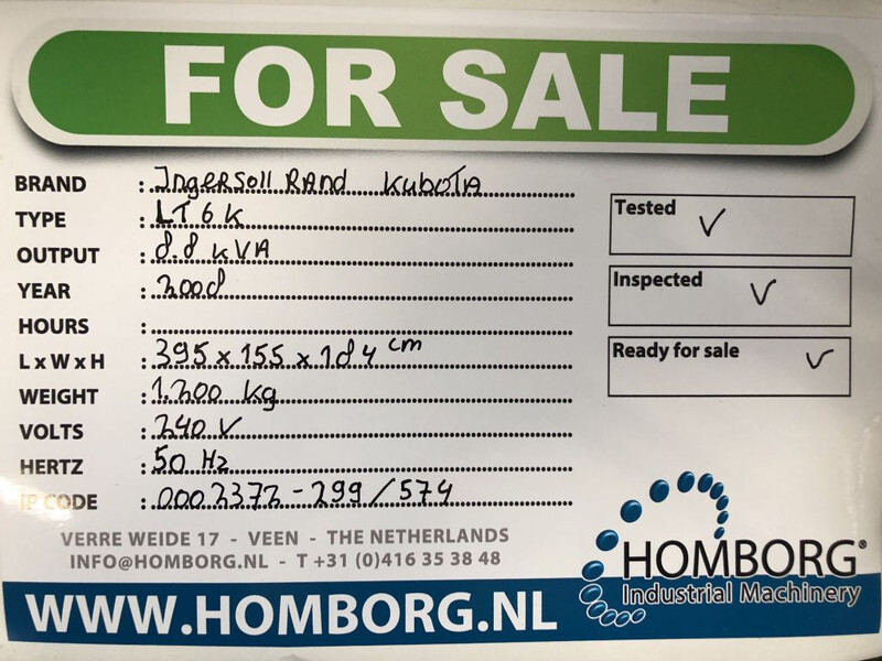 Lighting tower Ingersoll Rand Kubota LT6K 9 meter light tower generator: picture 19 Lighting tower Ingersoll Rand Kubota LT6K 9 meter light tower generator: picture 19