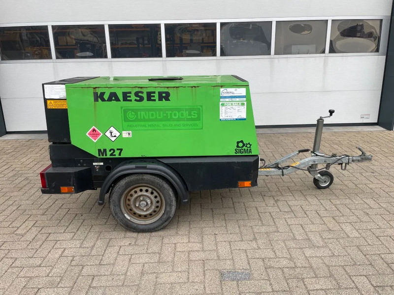 Kaeser M27 Kubota 2,7 m3 / min 7 Bar 18 kW Mobiele Silent Diesel Compressor - Air compressor: picture 1 Kaeser M27 Kubota 2,7 m3 / min 7 Bar 18 kW Mobiele Silent Diesel Compressor - Air compressor: picture 1