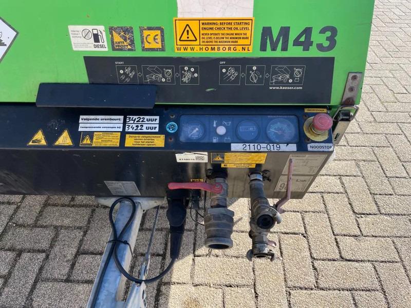 Kaeser M43 Kubota 4,2 m3 / min 7 Bar 30 kW Mobiele Silent Diesel Compressor - Air compressor: picture 3 Kaeser M43 Kubota 4,2 m3 / min 7 Bar 30 kW Mobiele Silent Diesel Compressor - Air compressor: picture 3