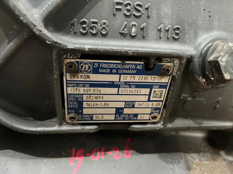 DAF Traxon 12 TX 2210 TD - Gearbox for Truck: picture 4 DAF Traxon 12 TX 2210 TD - Gearbox for Truck: picture 4