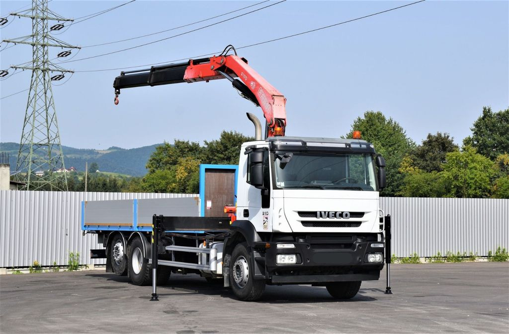 Iveco Stralis 310 PRITSCHE 7,05m +KRAN +FUNK - Crane truck: picture 1 Iveco Stralis 310 PRITSCHE 7,05m +KRAN +FUNK - Crane truck: picture 1