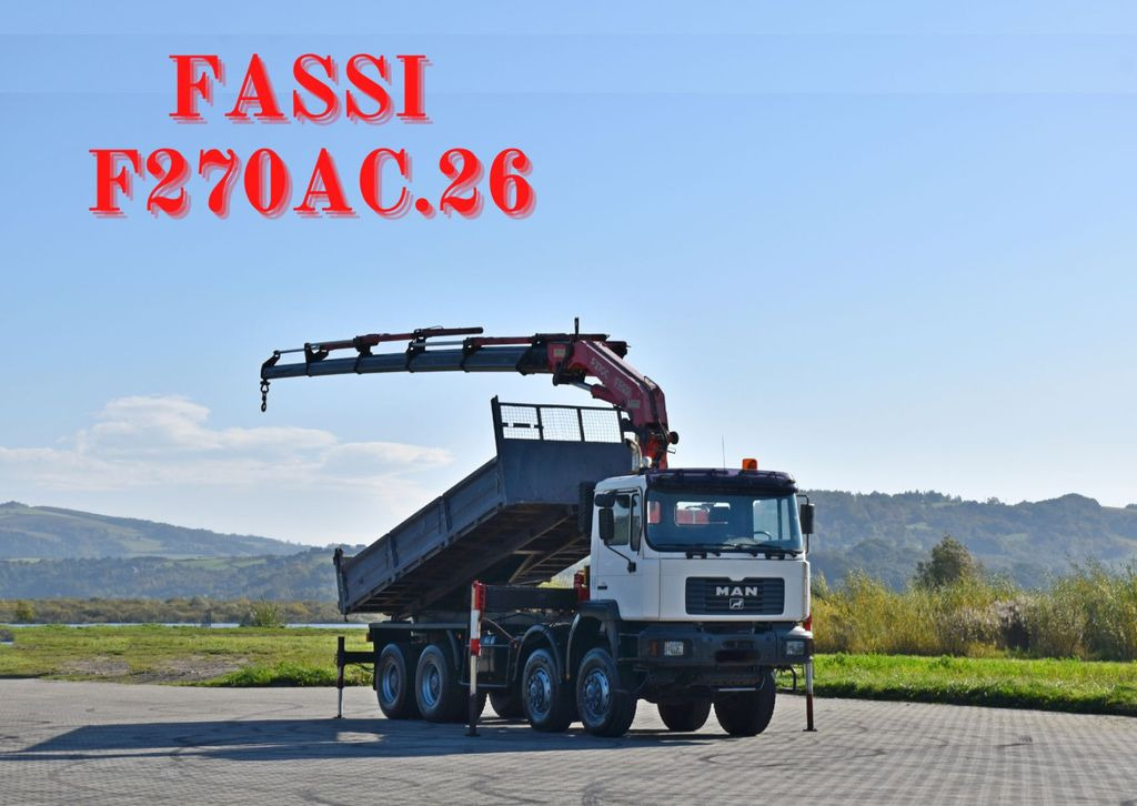 MAN 41.460 * KRAN * 8x8 ! TOPZUSTAND - Tipper, Crane truck: picture 1 MAN 41.460 * KRAN * 8x8 ! TOPZUSTAND - Tipper, Crane truck: picture 1