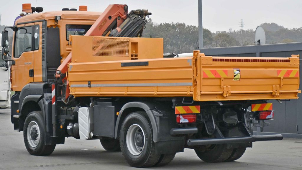 Tipper, Crane truck MAN TGA 18.360 * PK 10501 + FUNK *4x4: picture 8