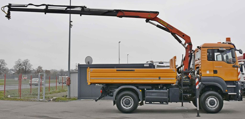 Tipper, Crane truck MAN TGA 18.360 * PK 10501 + FUNK *4x4: picture 6