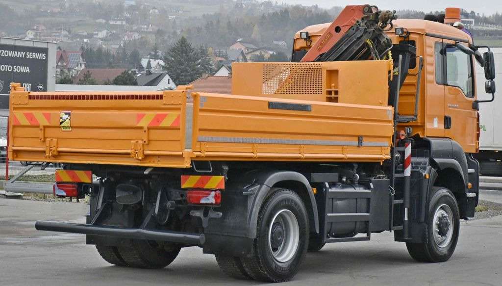Tipper, Crane truck MAN TGA 18.360 * PK 10501 + FUNK *4x4: picture 7