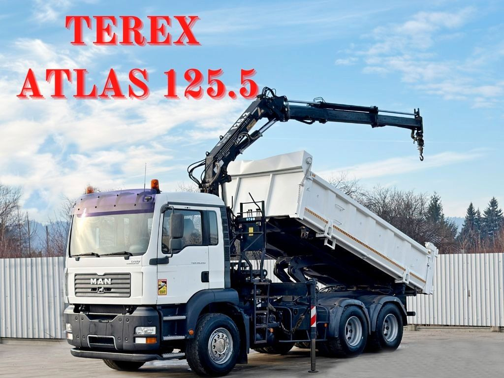 MAN TGA 26.350 * KIPPER 4,90m + TEREX ATLAS * 6x4 * - Crane truck: picture 1 MAN TGA 26.350 * KIPPER 4,90m + TEREX ATLAS * 6x4 * - Crane truck: picture 1