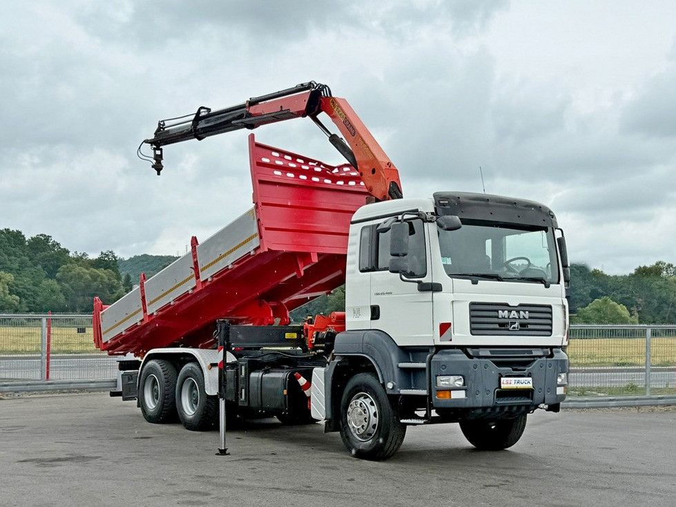 MAN TGA 26.400 * KIPPER 6,00m + PK 15500 * 6x4 * TOP - Crane truck: picture 2 MAN TGA 26.400 * KIPPER 6,00m + PK 15500 * 6x4 * TOP - Crane truck: picture 2