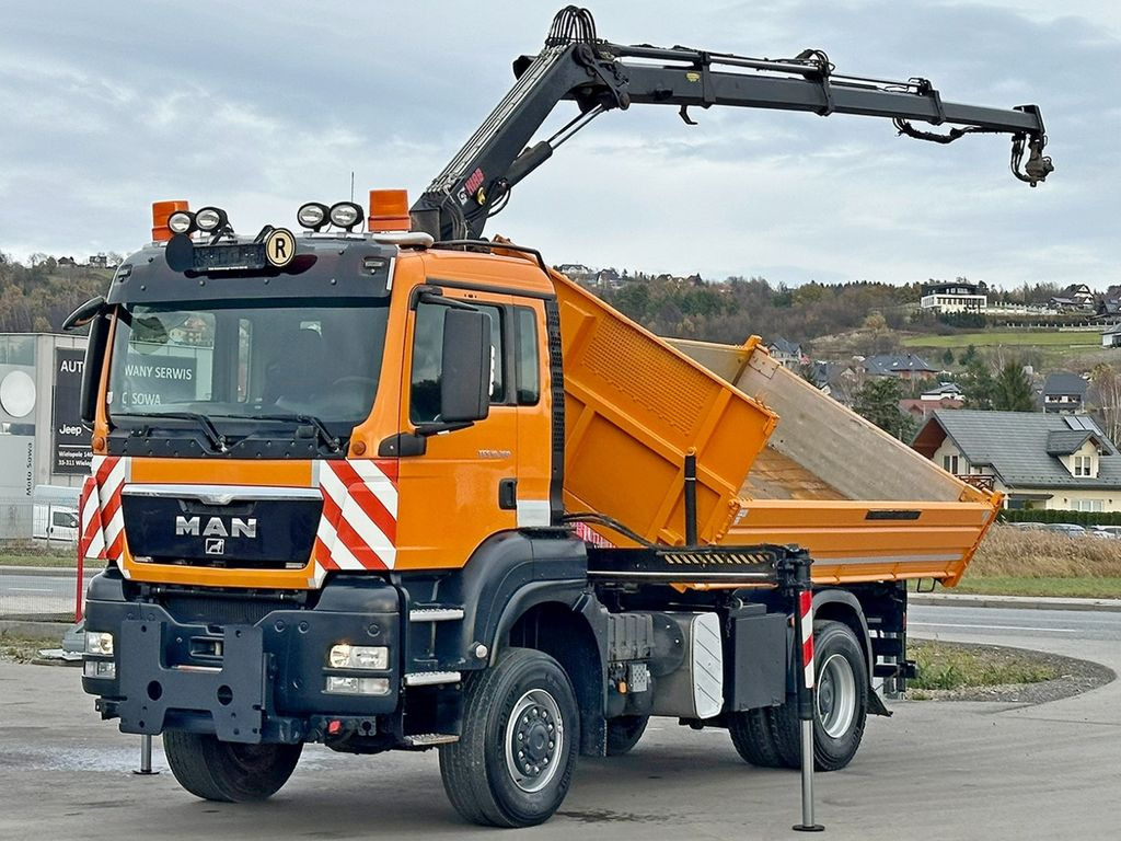 MAN TGS 18.360 * HIAB 099 E-3 HIDUO + FUNK *4x4 - Crane truck, Tipper: picture 3 MAN TGS 18.360 * HIAB 099 E-3 HIDUO + FUNK *4x4 - Crane truck, Tipper: picture 3