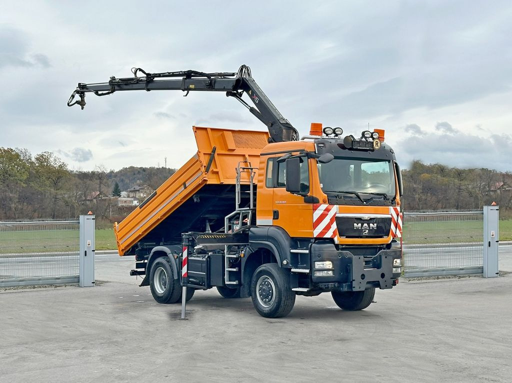 MAN TGS 18.360 * HIAB 099 E-3 HIDUO + FUNK *4x4 - Crane truck, Tipper: picture 2 MAN TGS 18.360 * HIAB 099 E-3 HIDUO + FUNK *4x4 - Crane truck, Tipper: picture 2