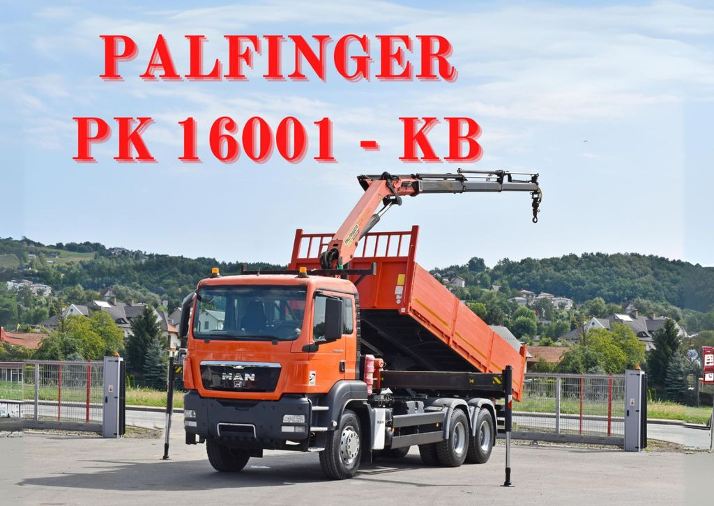 MAN TGS 26.360 Kipper 6,10m* PK 16001 - KB/FUNK* 6x4 - Crane truck, Tipper: picture 1 MAN TGS 26.360 Kipper 6,10m* PK 16001 - KB/FUNK* 6x4 - Crane truck, Tipper: picture 1